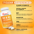 Поддерживает здоровые ногти, лучшие добавки Vitamind3 и K2